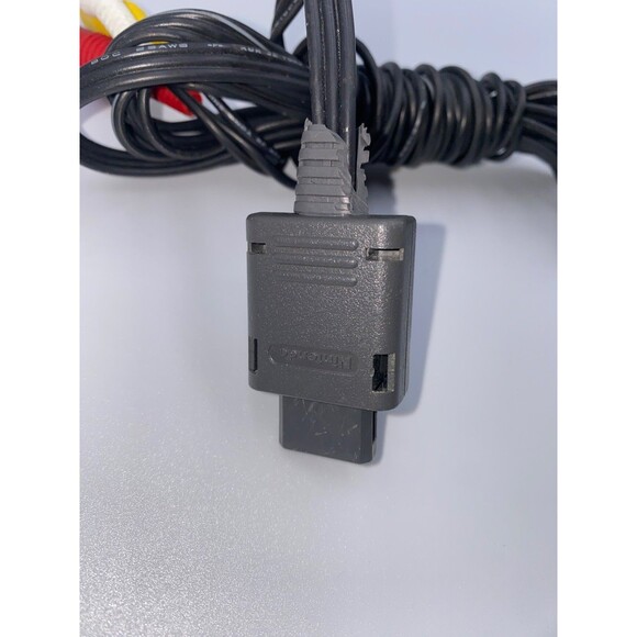 Nintendo Wii Wii U Genuine Replacement AV Cable OEM RCA Composite RVL-009 - Picture 2 of 3